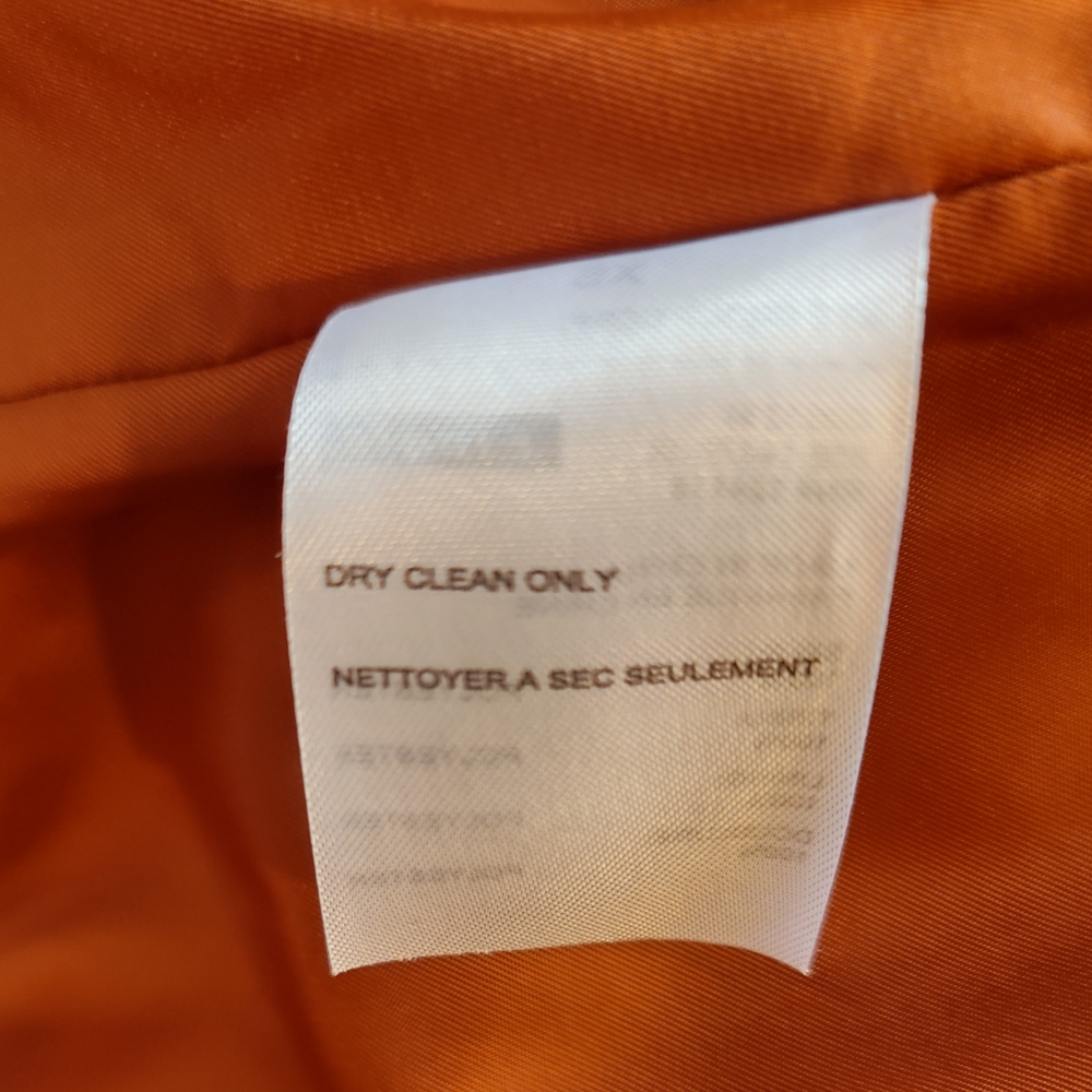 Elodie Cropped Peacoat In Rust/Brown Size X Small Fit Is Oversized - Picture 5 of 5
